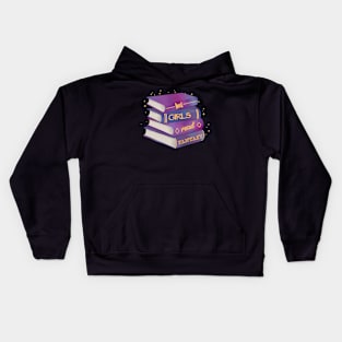 Hot Girls Read Fantasy Kids Hoodie